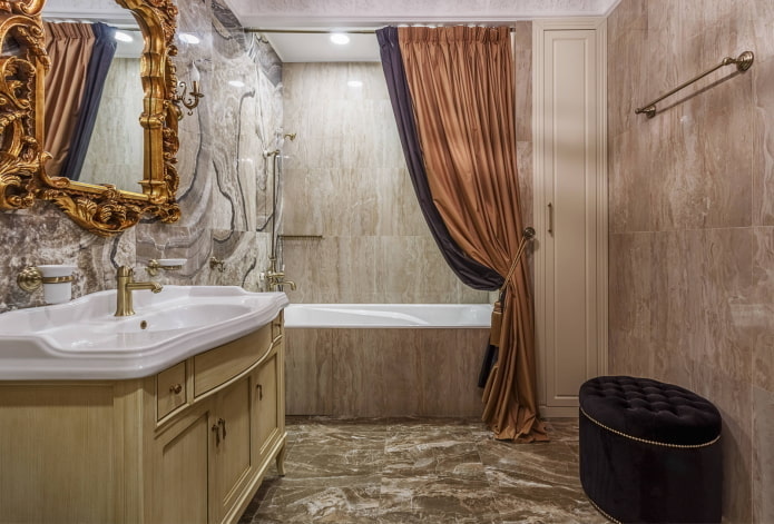 baño de estilo clásico