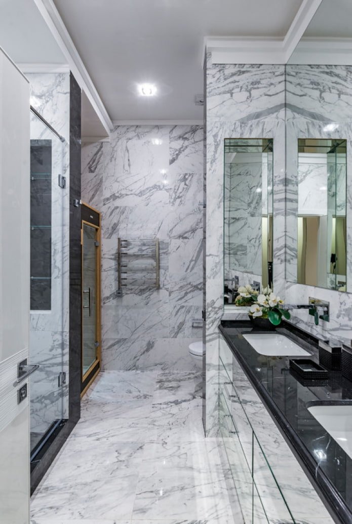 azulejo blanco y gris