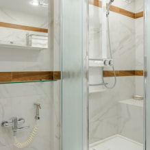 Diseño de baño bajo mármol-0