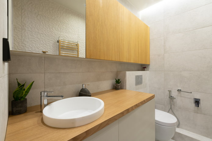 interior de baño de estilo minimalista