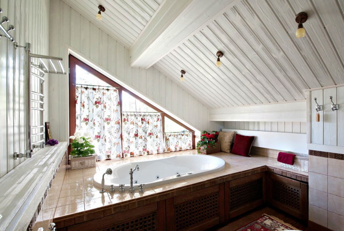 Cortinas con estampado floral