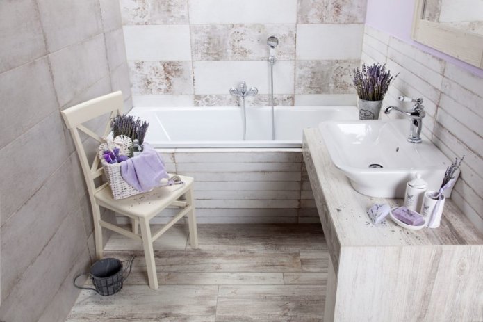 baño en estilo provenzal
