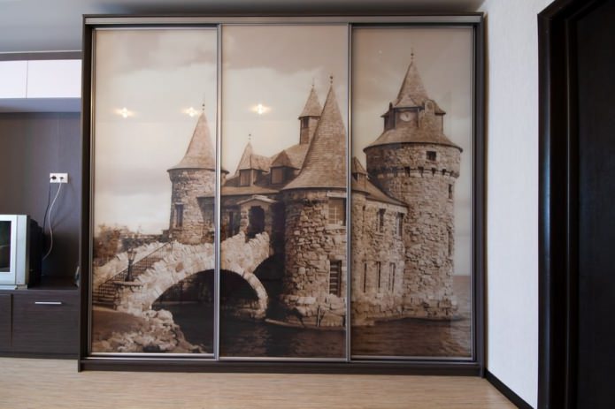 guardarropa con impresión fotográfica