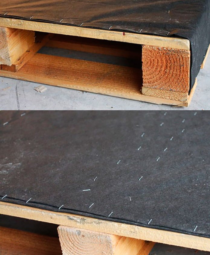 Tapizado de geotextil