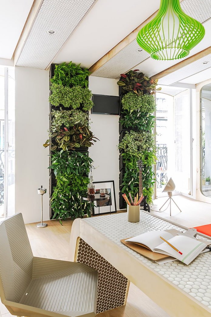 plantas modulares en el interior