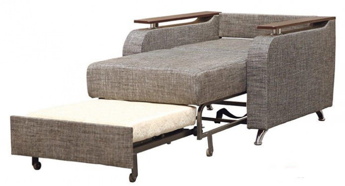 Cama-silla con mecanismo de delfín