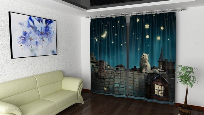 Cortinas con foto 