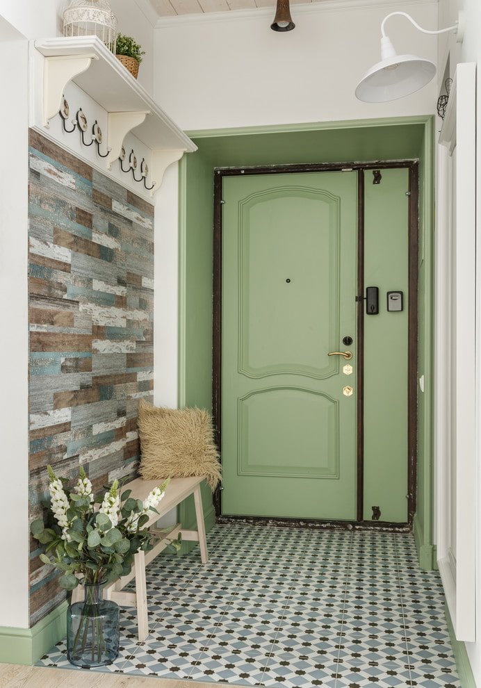 puertas de entrada de colores en el interior