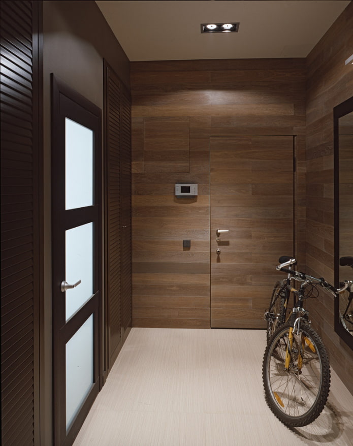 decoración de puertas con laminado en el interior