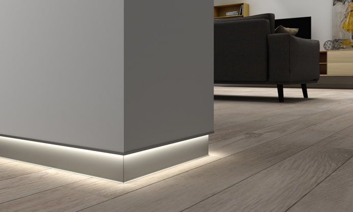 iluminación de suelo