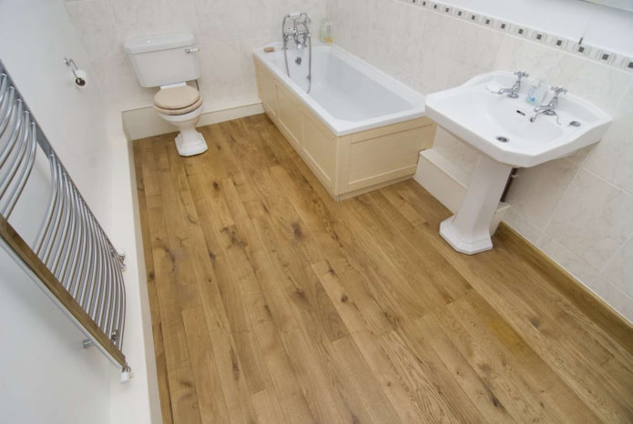 Laminado en el baño
