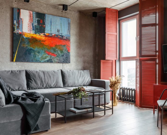 Contraventanas estilo loft