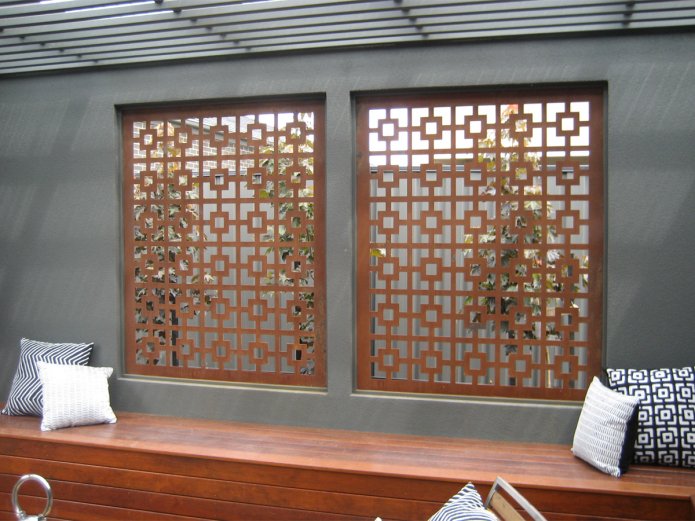 mampara en la ventana