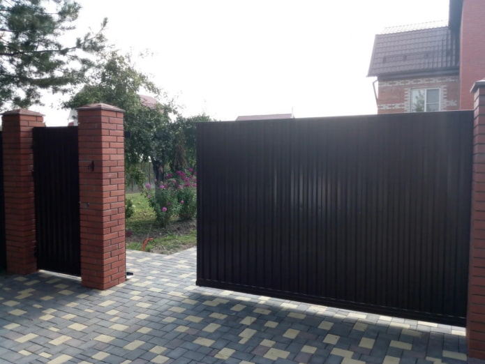 puertas correderas de chapa ondulada