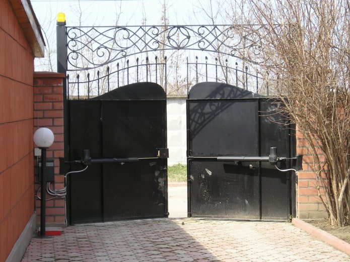 puertas batientes con forjado