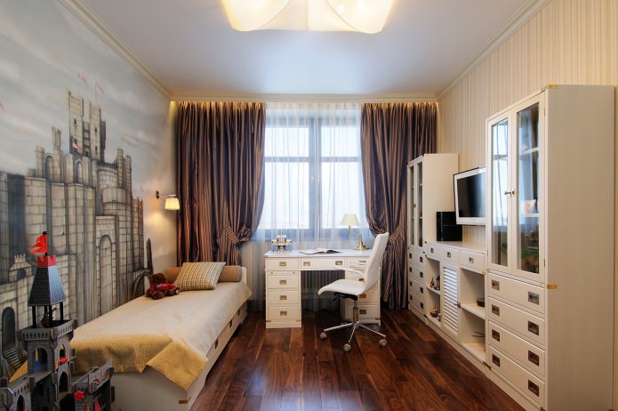 diseño clásico de habitación infantil