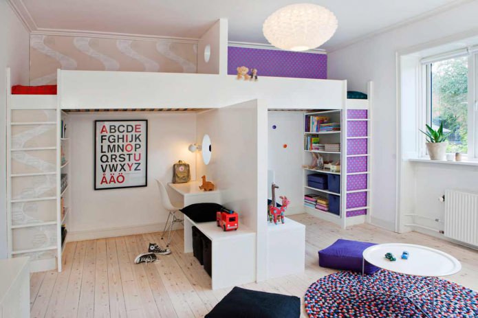 Papel pintado para habitación infantil para niños de diferentes sexos
