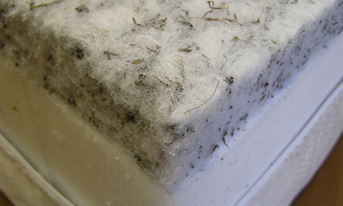 Relleno Struttofiber para un colchón ortopédico