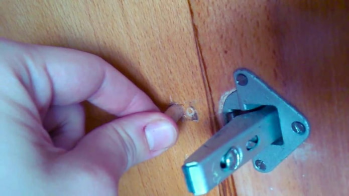 Instalación de una espiga