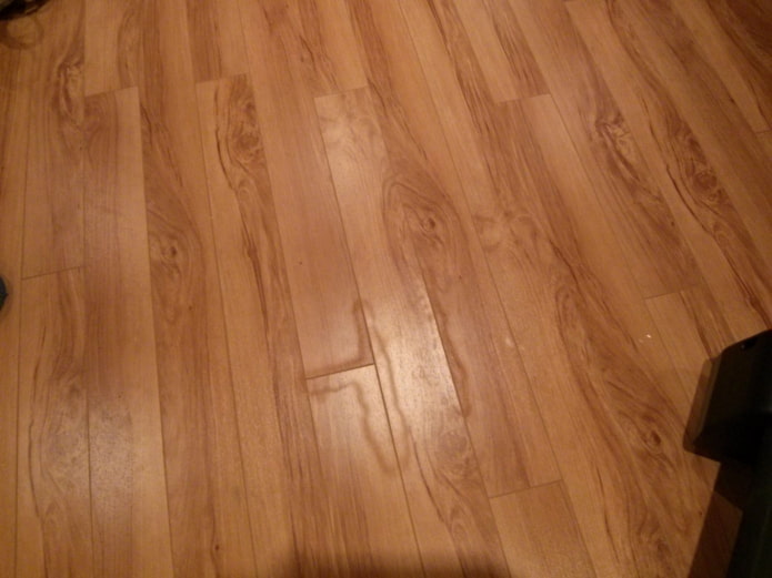 Hinchazón de las juntas del laminado