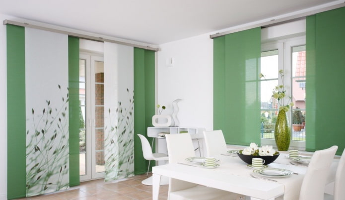 Paneles verdes japoneses