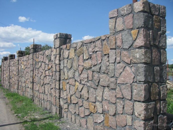 a close made of stone and concrete