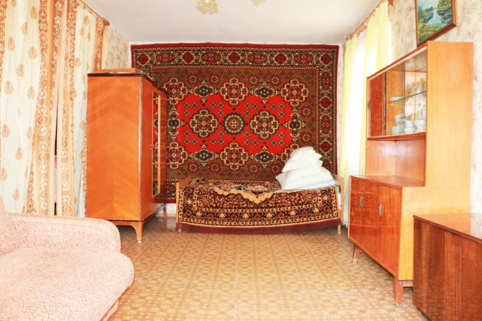 Una alfombra como decoración
