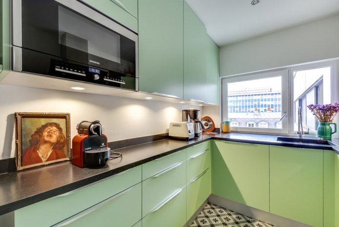 Cocina pistacho