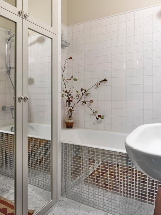 Decoración de baño con mosaicos
