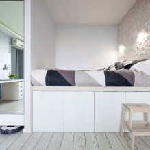 Espejo en el dormitorio: selección de fotos del interior y recomendaciones para su correcta colocación-3