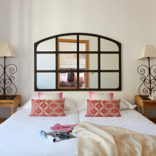 Espejo en el dormitorio: selección de fotos del interior y recomendaciones para su correcta colocación-5