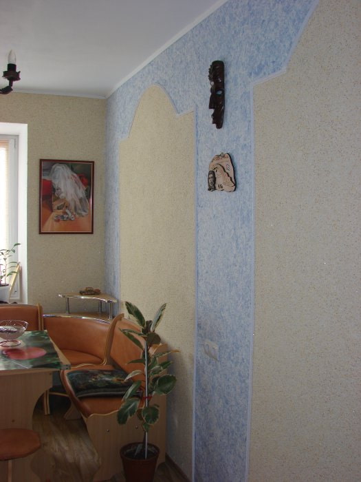 patrón de papel tapiz líquido en forma de panel