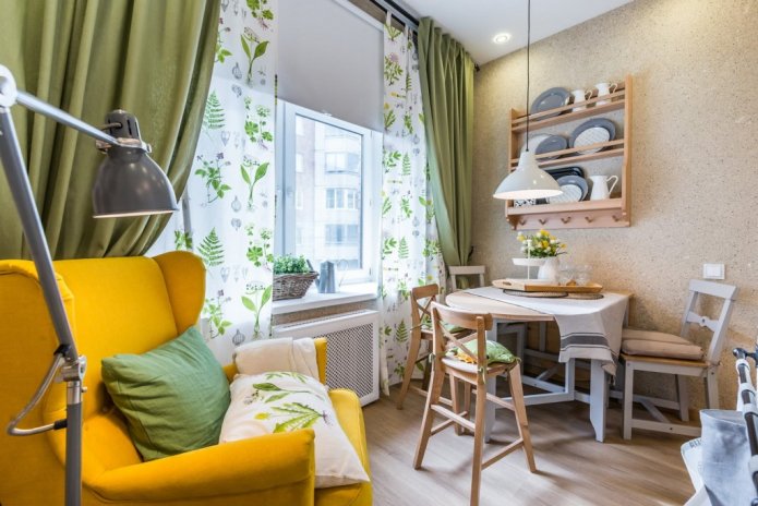 papel pintado líquido en la cocina