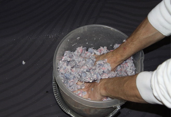 mezcla de la mezcla para papel tapiz líquido