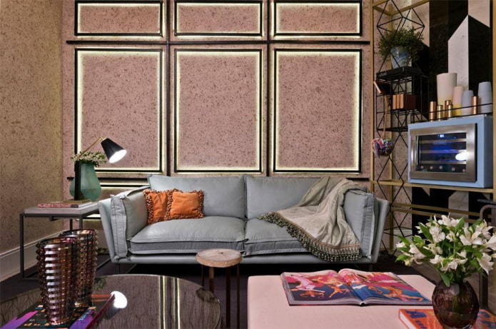 papel tapiz líquido para el salón