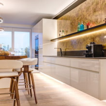 ¿Cómo usar el color dorado en el interior de la cocina?-1