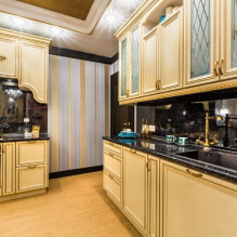 ¿Cómo usar el color dorado en el interior de la cocina?-5