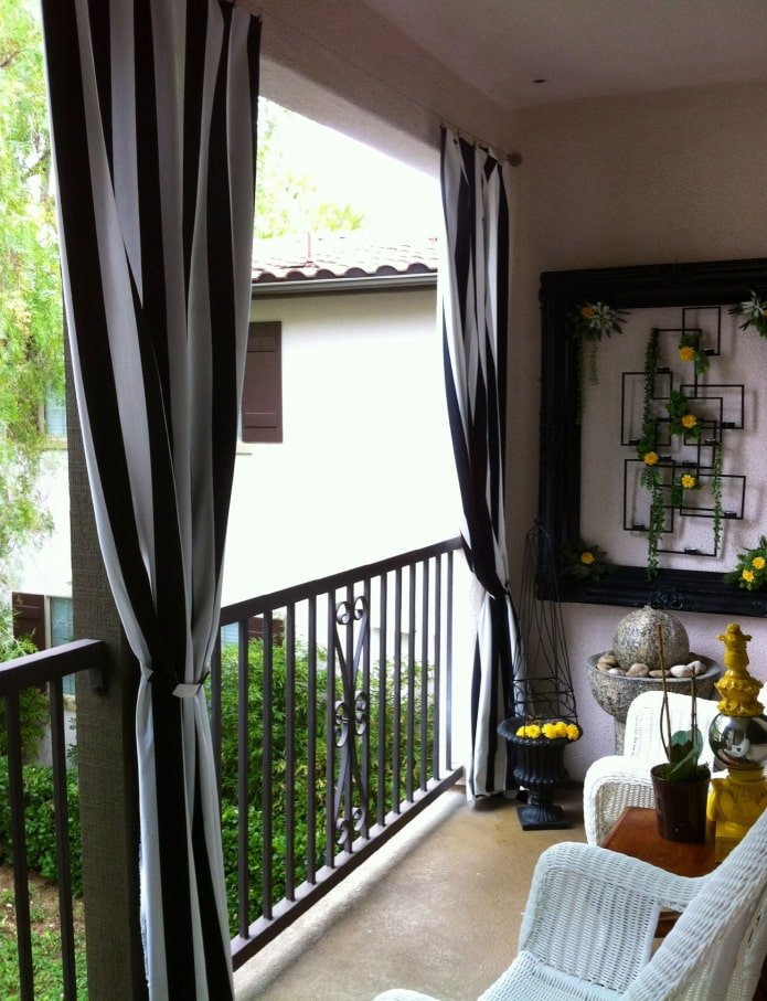 Cortinas para el balcón