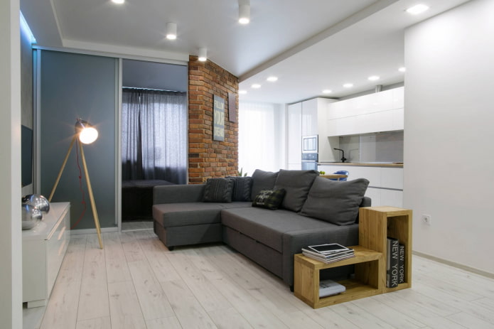 Iluminación independiente en el apartamento