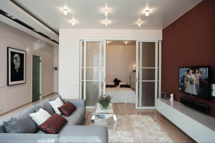 dormitorio tras puertas correderas
