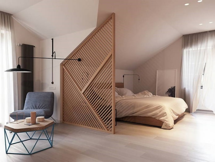 diagonal slats